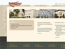 Tablet Screenshot of pallottihaus-wien.at